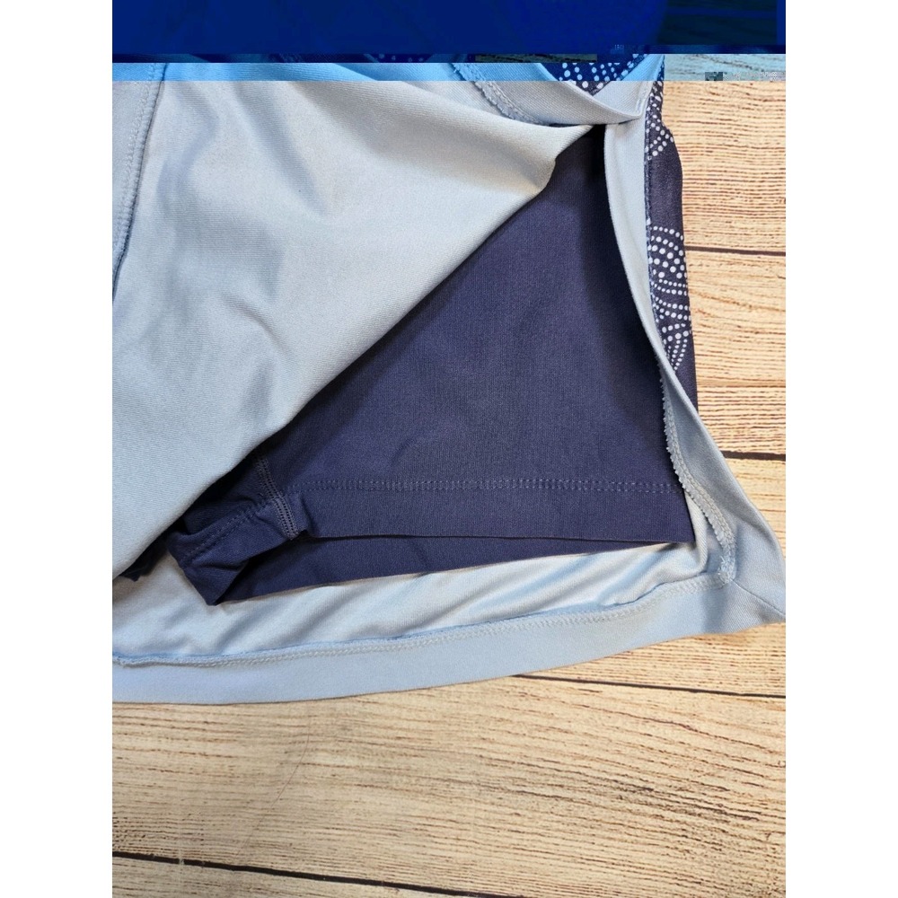 Nike Dri-FIT Women's Blue Geometric Tennis Skort Athletic Skirt Size Small - Picture 3 of 8